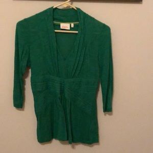 Deletes Anthropologie 3/4 sleeve top